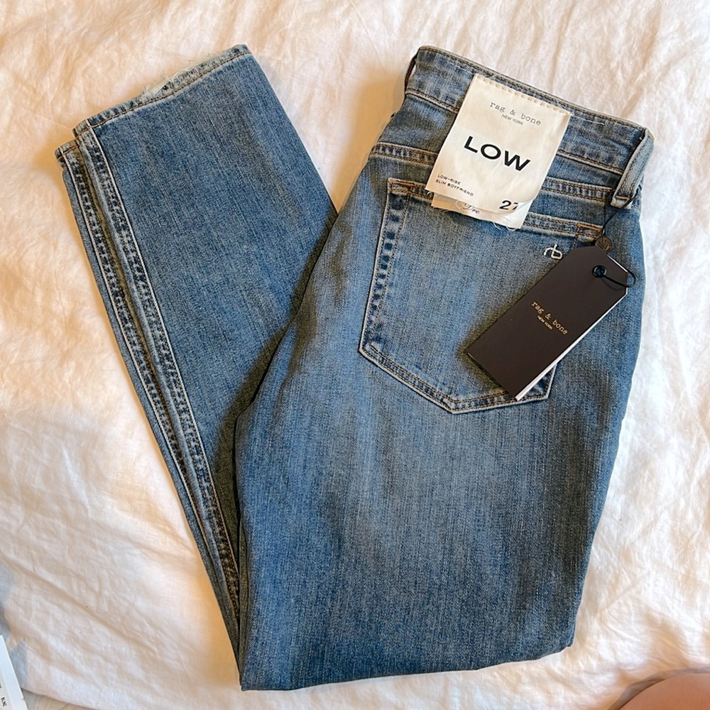 RAG & BONE NWT low rise boyfriend jeans